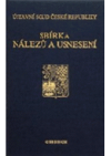 Sbírka nálezů a usnesení.