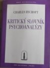 Kritický slovník psychoanalýzy