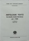 Antologie textů ke studiu české literatury po r. 1945