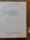 Základy ortopedické chirurgie