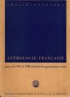 Anthologie française pour les VIIe et VIIIe classes des gymnases réales