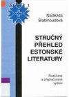 Stručný přehled estonské literatury