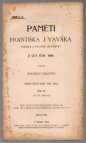 Paměti Františka J. Vaváka, souseda a rychtáře milčického z let 1770-1816