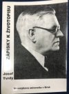 Zápisky k životopisu