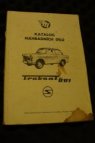 Katalog náhradních dílů Trabant 601 