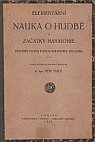 Elementární nauka o hudbě a začátky harmonie