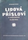 Lidová přísloví s logického hlediska