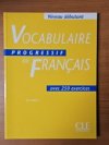 Vocabulaire Progressif du Francais débutant 