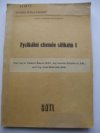 Fyzikální chemie silikátů.