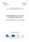 Environmentální politika v regionálním rozvoji
