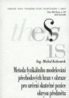 Metoda fyzikálního modelování přechodových hran v obraze pro určení skutečné pozice obrysu předmětu =