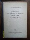 Základní pochody a přístroje chemické technologie
