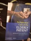 Perioperative care of the elderly patient