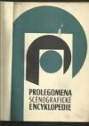 Prolegomena Scénografické encyklopedie.