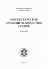 Instructions for Anatomical Dissection Course