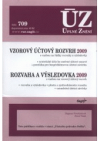 Vzorový účtový rozvrh, rozvaha a výsledovka 2009