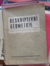 Deskriptivní geometrie pro 1. třídu gymnasií