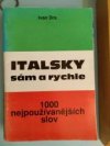 Italsky sám a rychle