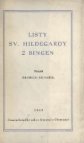 Listy sv. Hildegardy z Bingen