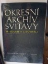 Okresní archív Svitavy se sídlem v Litomyšli