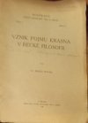 Vznik pojmu krásna v řecké filosofii