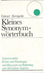 Kleines Synonymwörterbuch