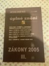 Zákony 2005