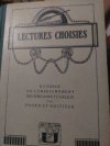 Lectures  choisies a lusage de lenseignement secondaire tcheque