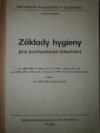 Základy hygieny pro posluchače lékařství