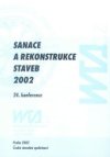 Sanace a rekonstrukce staveb 2002