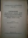 Catalogus collectionis operum artis musicae quae in bibliotheca capituli metropolitani pragensis asservantur