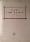 Slova k obecenstvu