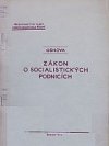 Osnova - zákon o socialistických podnicích