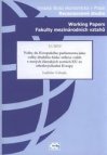 Volby do Evropského parlamentu jako volby druhého řádu: reflexe voleb v nových členských zemích EU ze středovýchodní Evropy