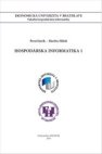 Hospodárska informatika 1