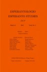 Esperantologio / Esperanto Studies No. 6