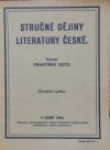 Stručné dějiny literatury české