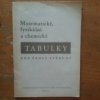 Matematické, fysikální a chemické tabulky pro školy střední