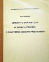 Zprávy o svátostech - O rotách českých - O nejvyšším biskupu pánu Kristu