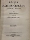 Dějiny národu českého w Čechách a w Morawě. Dílu I částka 2