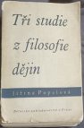 Tři studie z filosofie dějin