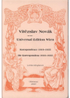 Vítězslav Novák - Universal Edition Wien