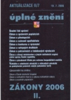 Zákony 2006.