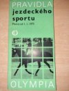 Pravidla jezdeckého sportu