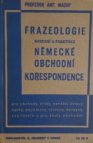 Frazeologie moderní a praktické německé obchodní korespondence