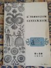 O lidových výšivkách 9-10 1952