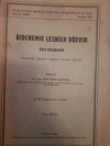 Biochemie lesních dřevin.