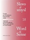Slovo a smysl 18 (ročník VIII)  
