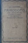 Přírodopis pro jednoroční učebné kursy (IV. třídy) při měšťanských školách