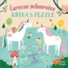 Čarovné jednorožce Kniha s puzzle
